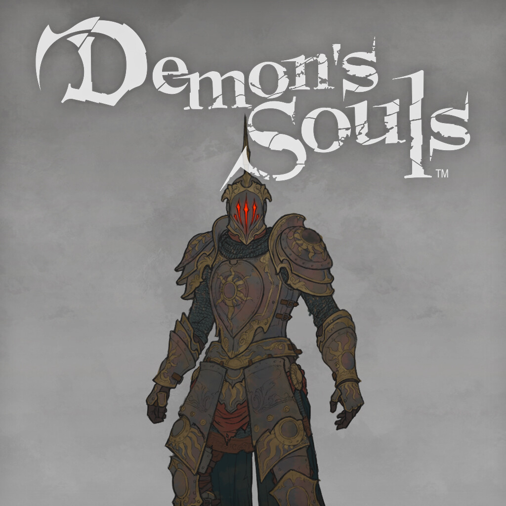 ArtStation Demon Souls Boletarian Knight