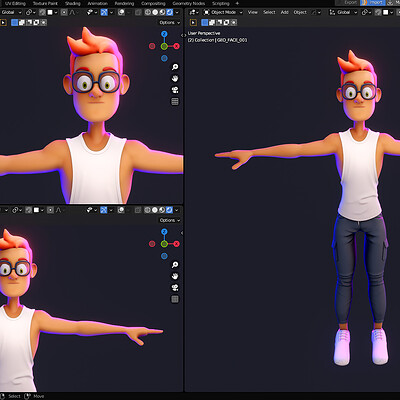 Character design using ZBrush and Blender - Ken Style 4