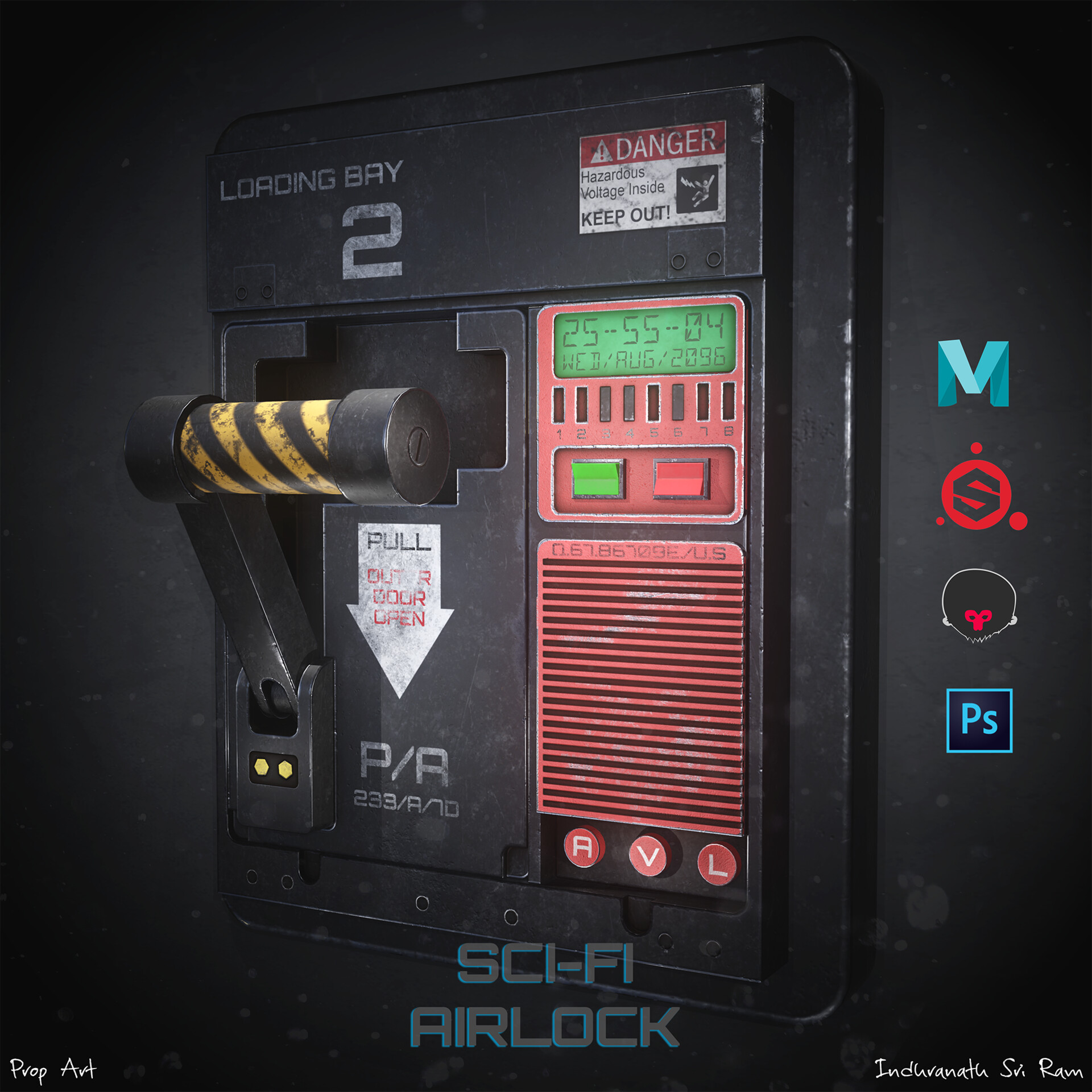 ArtStation - Sci-Fi Airlock - Game Asset