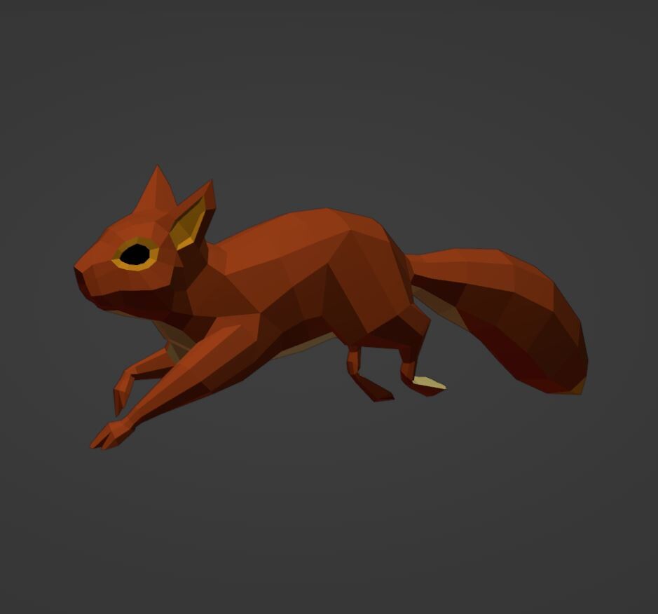 ArtStation - Squirrel Run Cycle Animation
