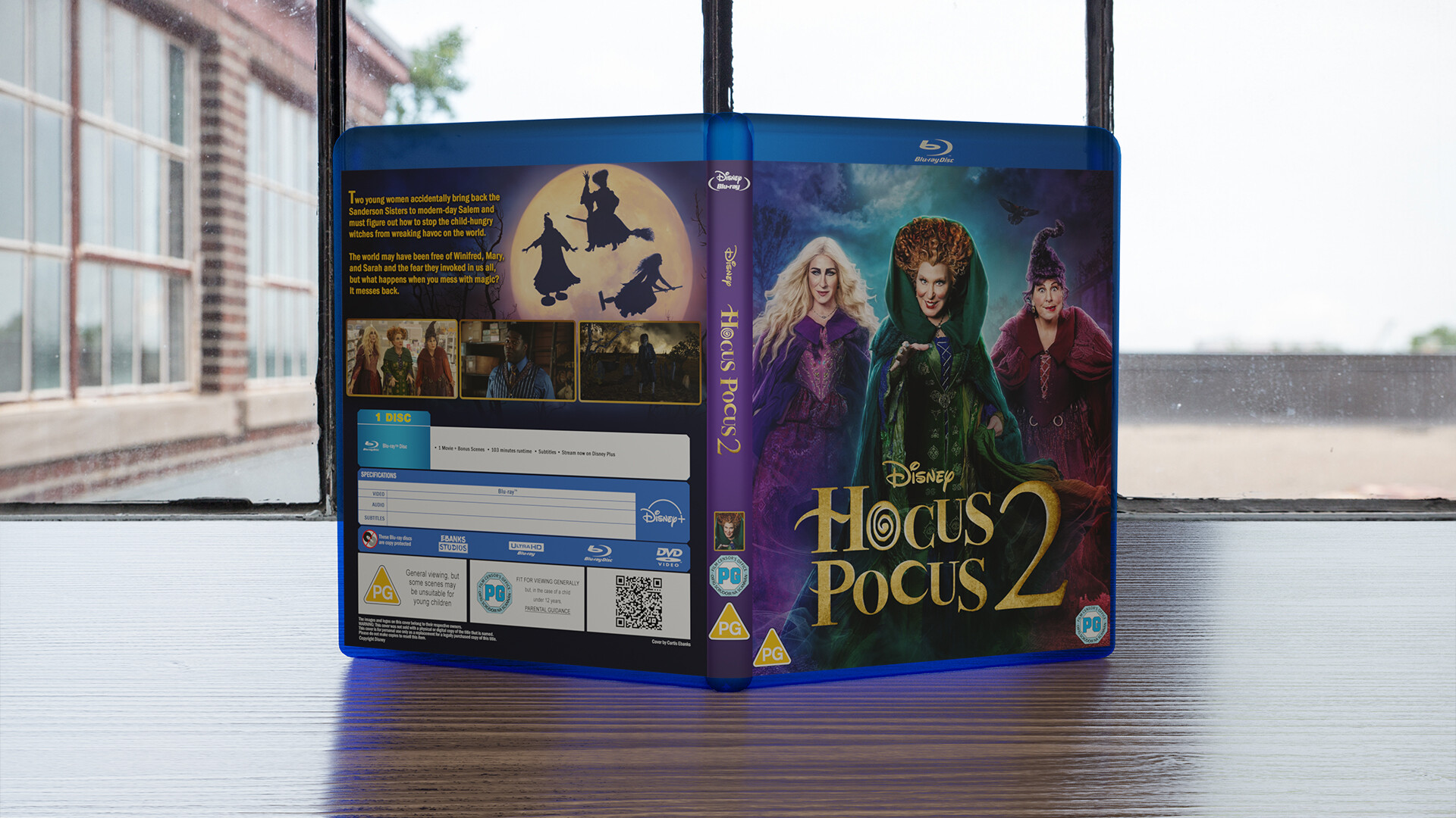 ArtStation - Hocus Pocus 2 Custom Blu-ray Cover