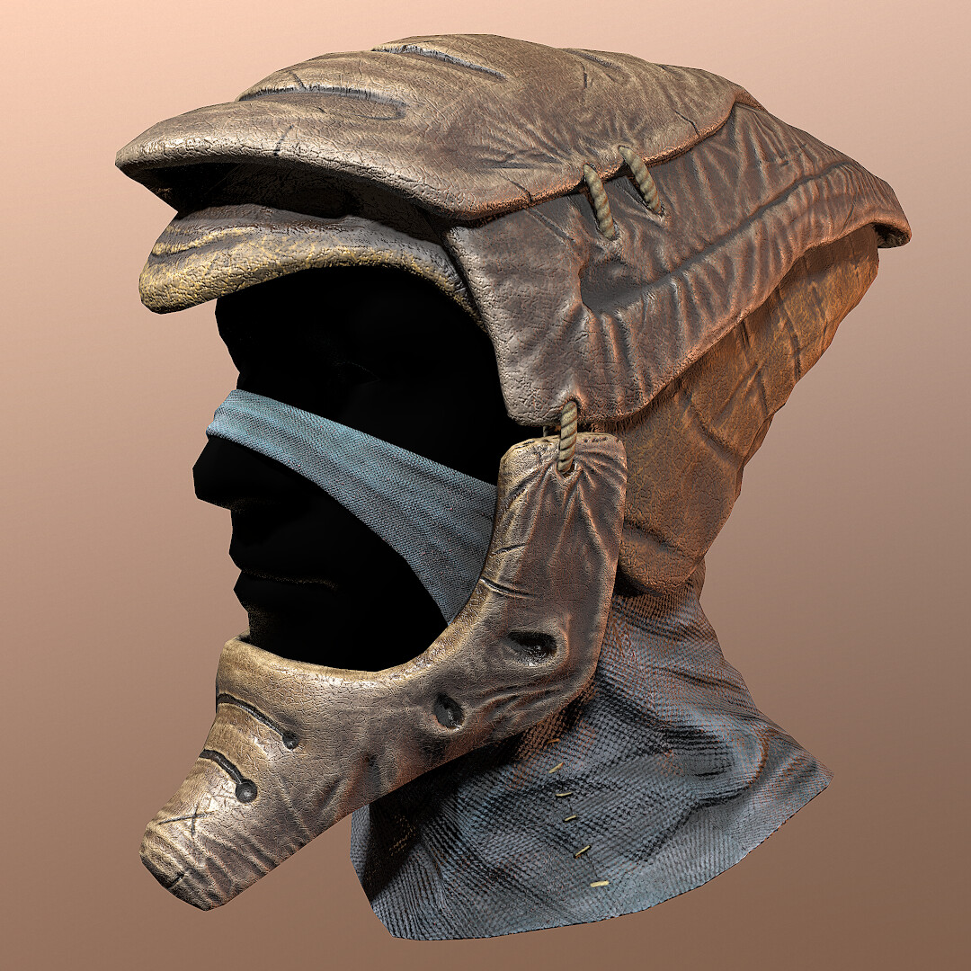 ArtStation Beyond Skyrim Morrowind Netch Rider Helm   Alex Labella Alex Labella M01 