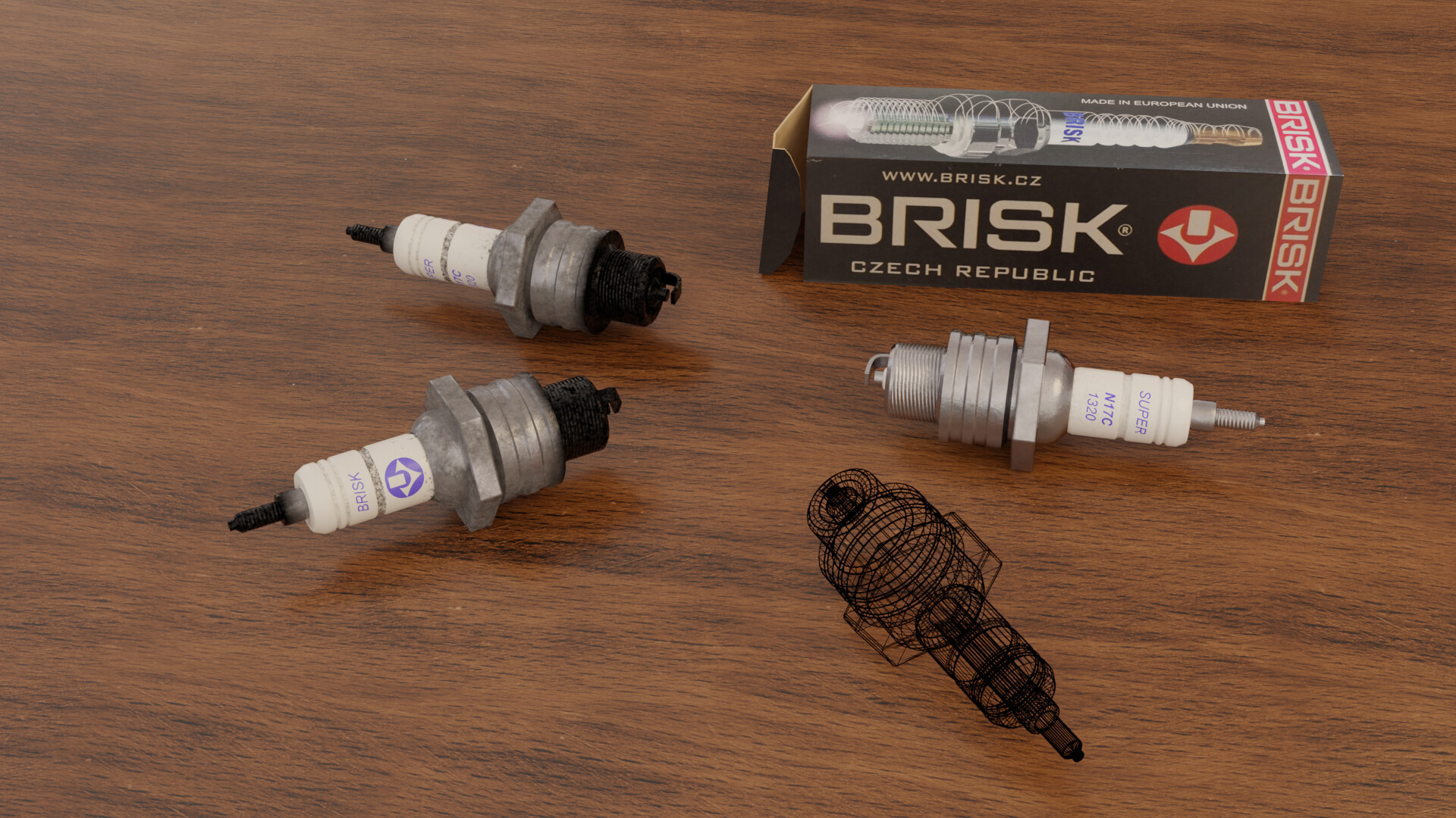 ArtStation - Spark Plugs BRISK N17C