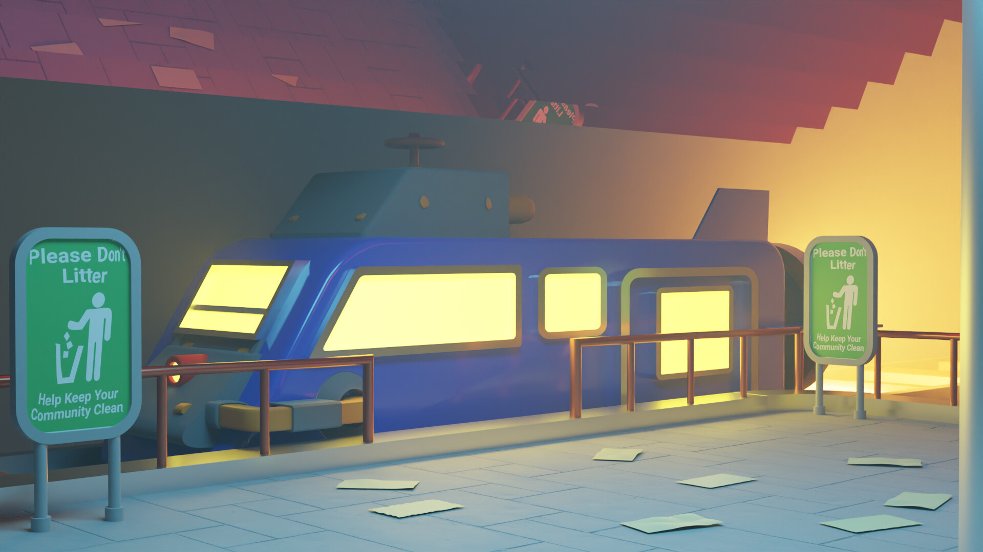 ArtStation - Rocket Train