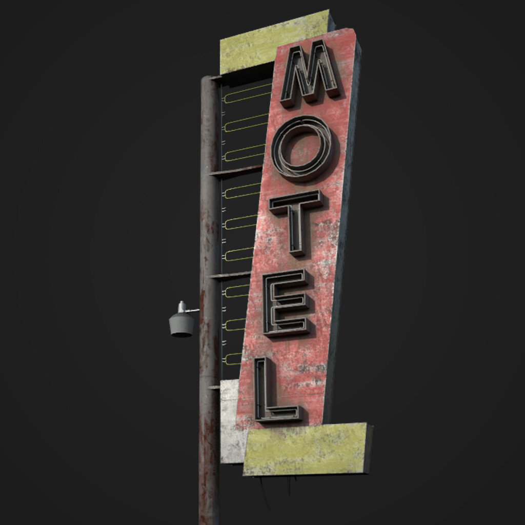 ArtStation - American Motel - Assets