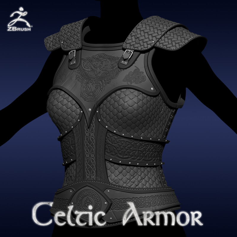 ArtStation Celtic Armor   Loic Rinjard Loic Rinjard Vignette 