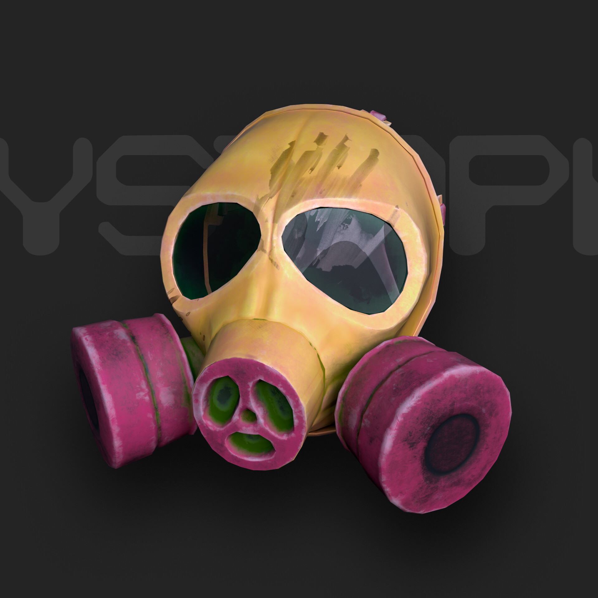 ArtStation - GAS MASK Stylized