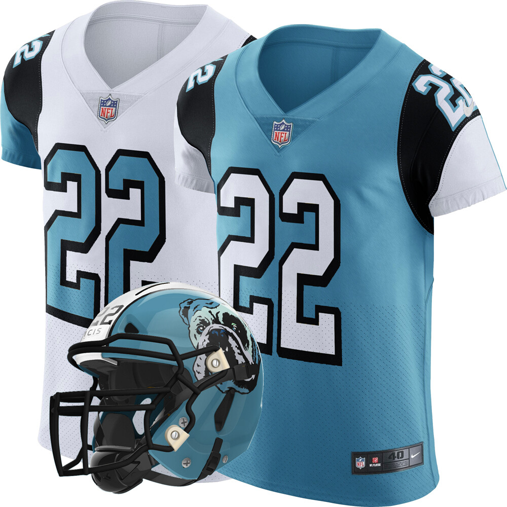 christian mccaffrey color rush jersey