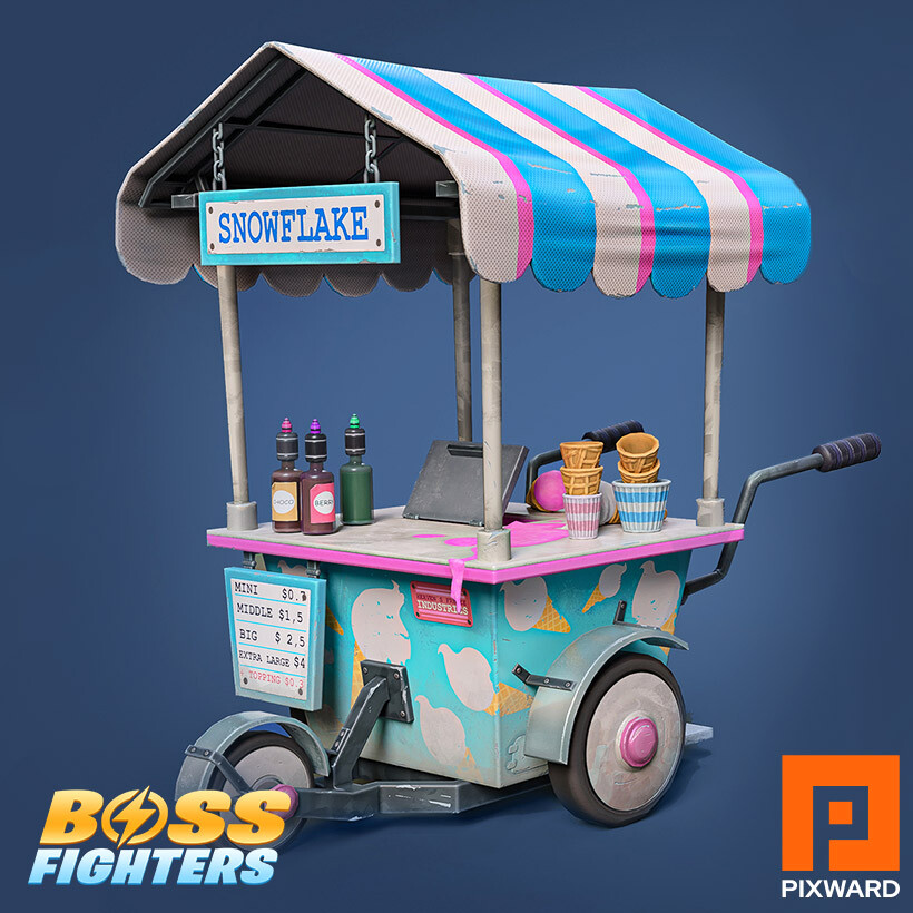 ArtStation - ice scream 2 shots