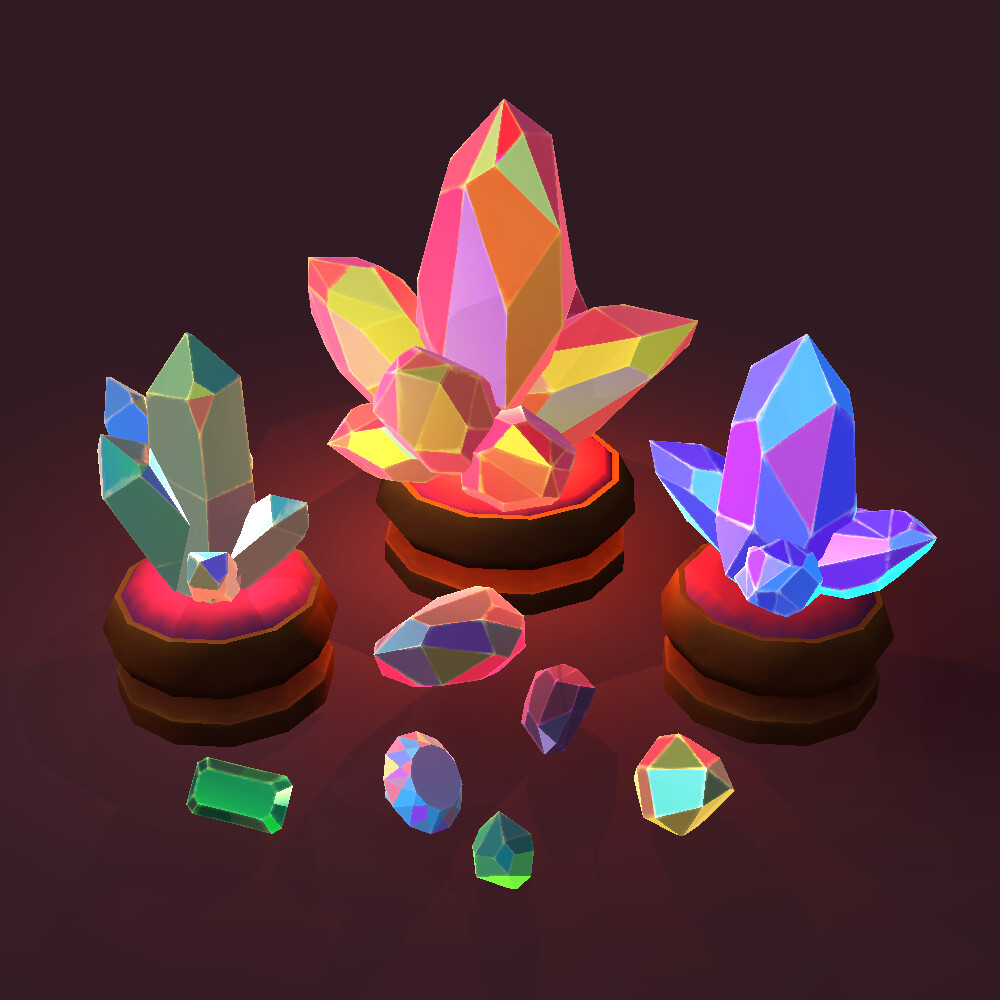 ArtStation - Unity 3D: Stylized Magic Crystals