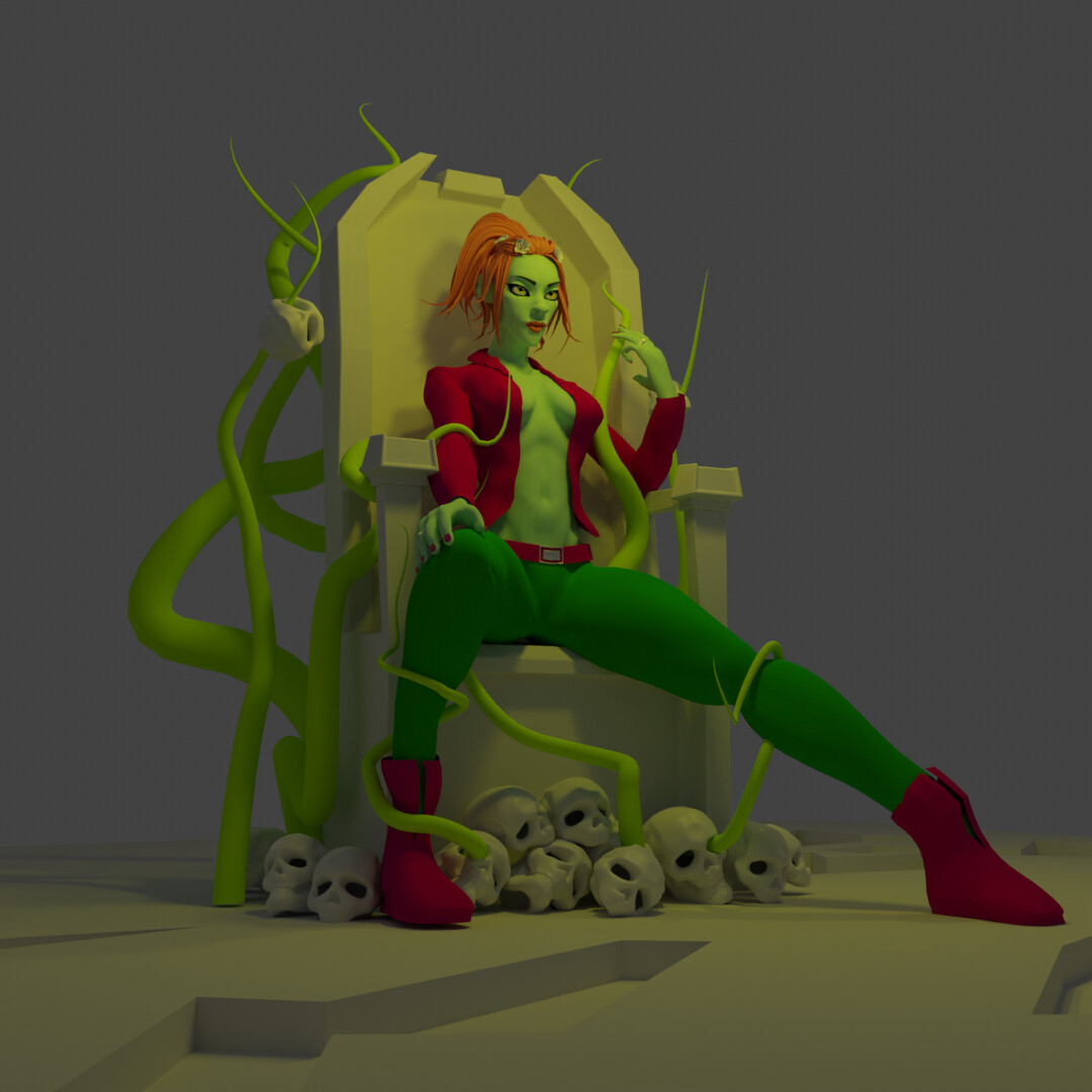 ArtStation - Poison Ivy - Character Model