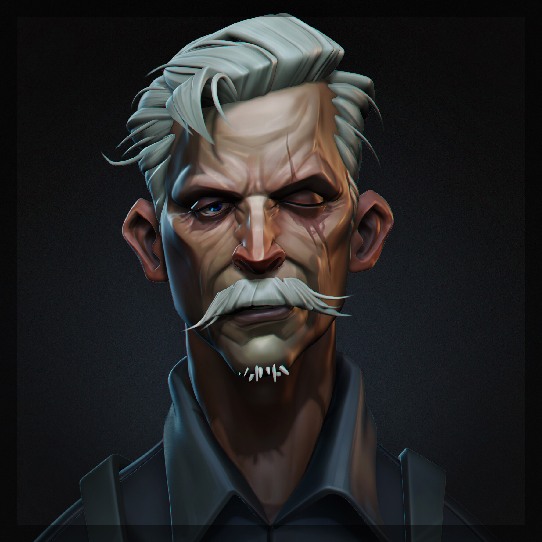 ArtStation - Old man study portrait