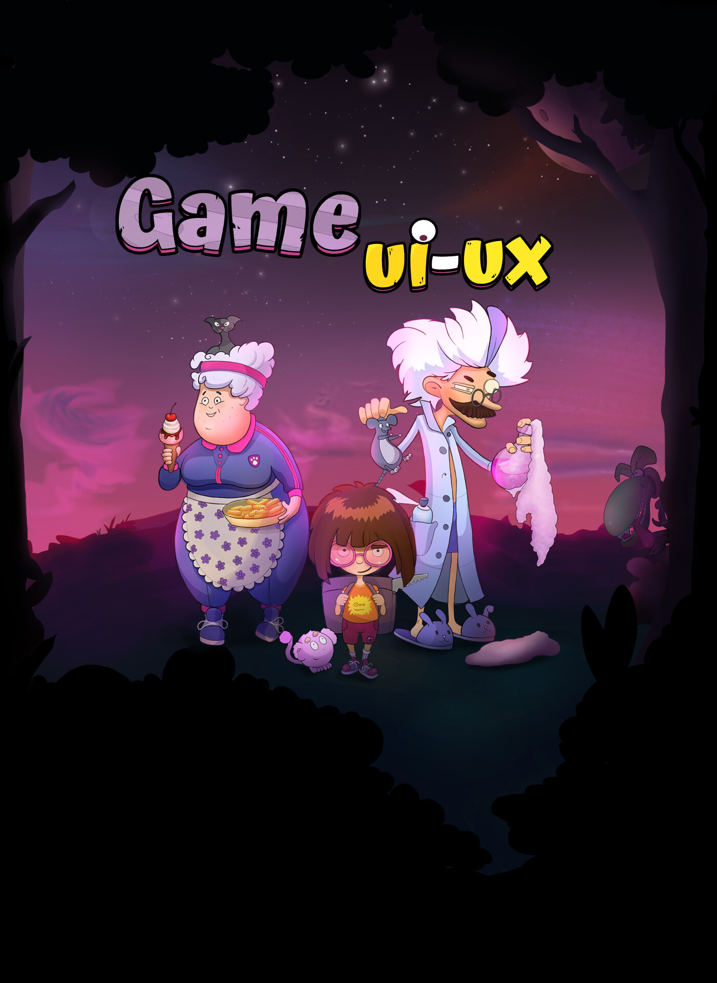 ArtStation - Crazy Family UI\UX\ART