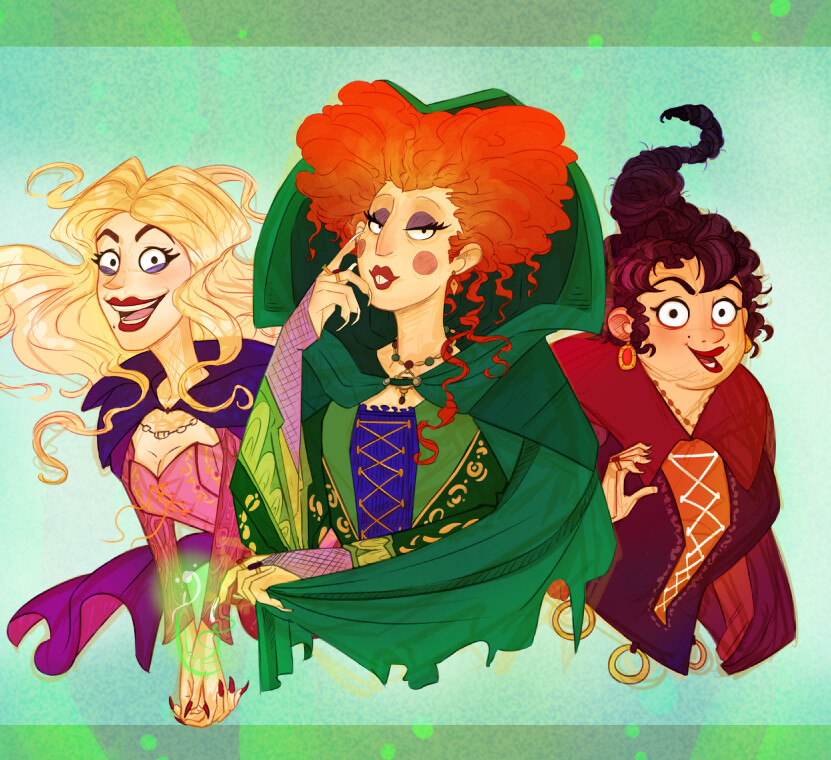 ArtStation - Hocus Pocus - Sanderson Sisters