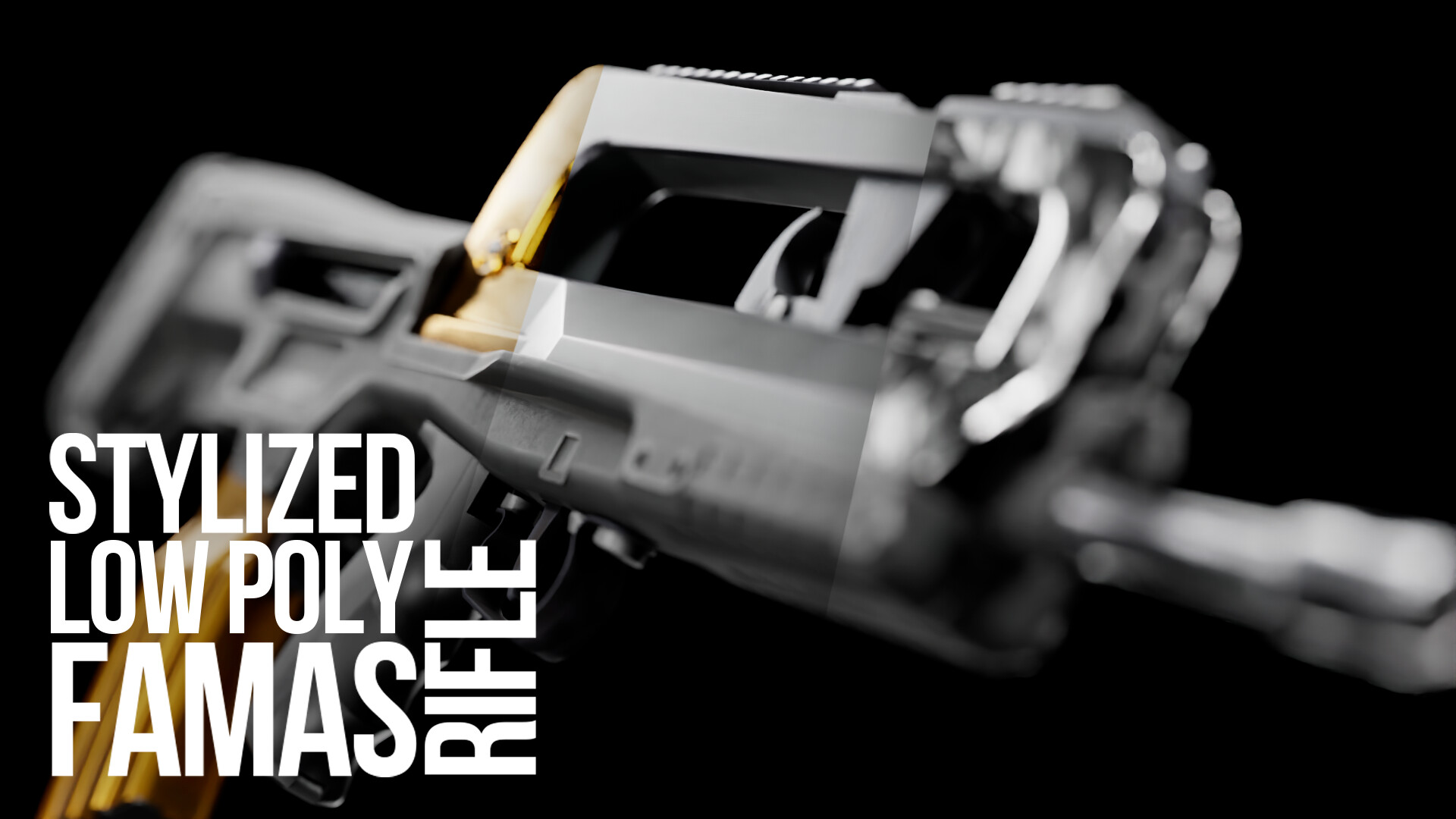 ArtStation - Stylized FAMAS