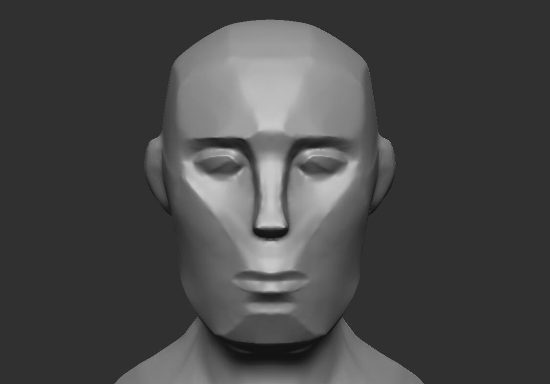 ArtStation - Asaro Head (TO KNOW ANGLE OF POSE OF FACE, CHECK THE ANGLE ...