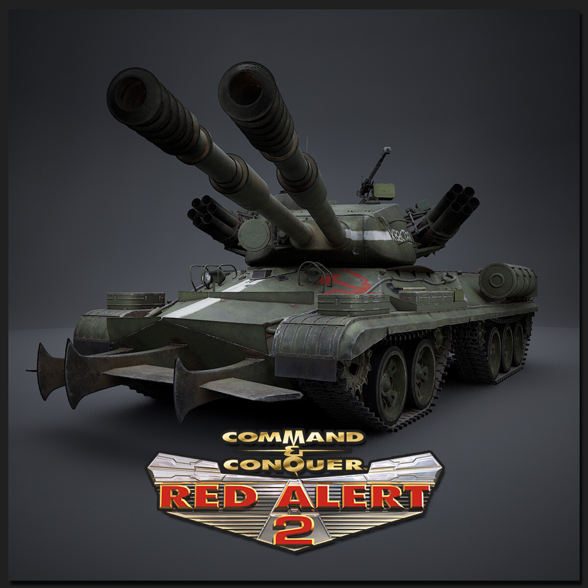 ArtStation - Red Alert 2 Apocalypse Tank