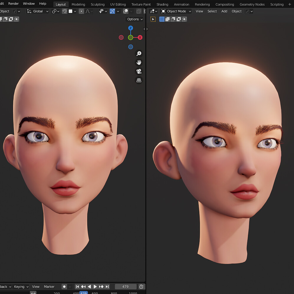 ArtStation - Rigging Face in Blender