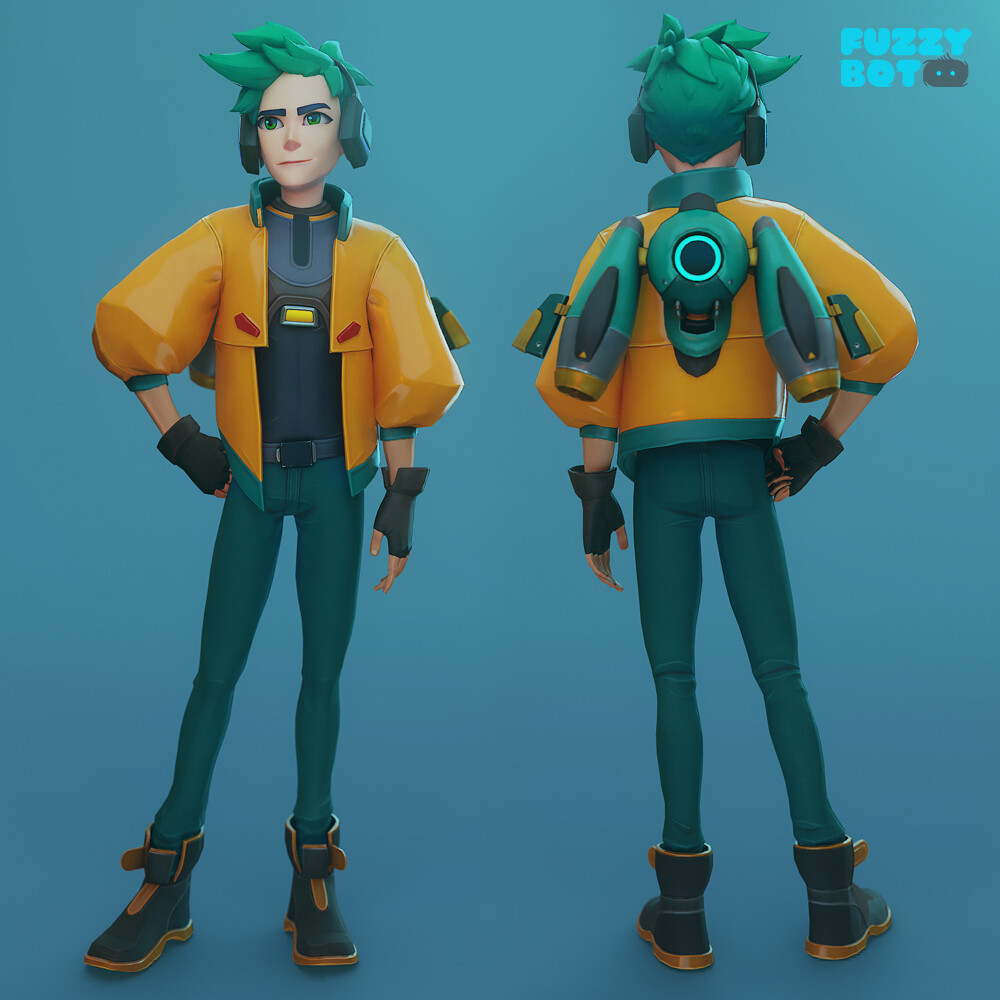 ArtStation - Stylized PBR character