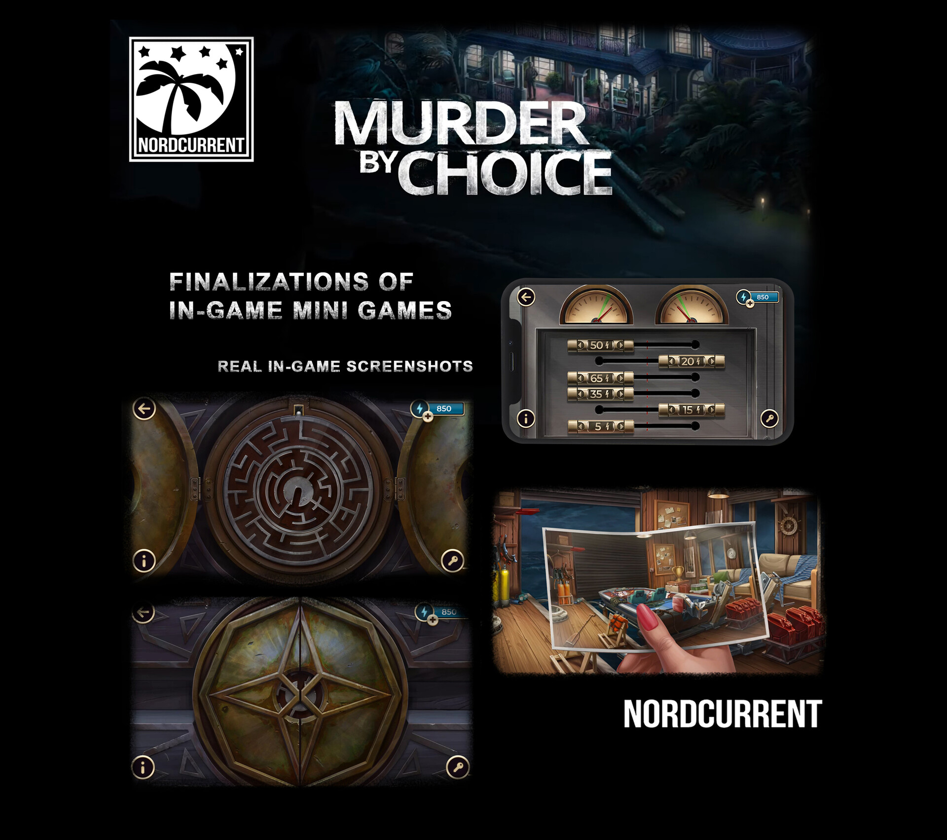 ArtStation - Murder by Choice: Clue Mystery Mini-Games