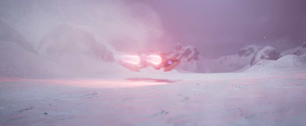 ArtStation Ship FlyBy