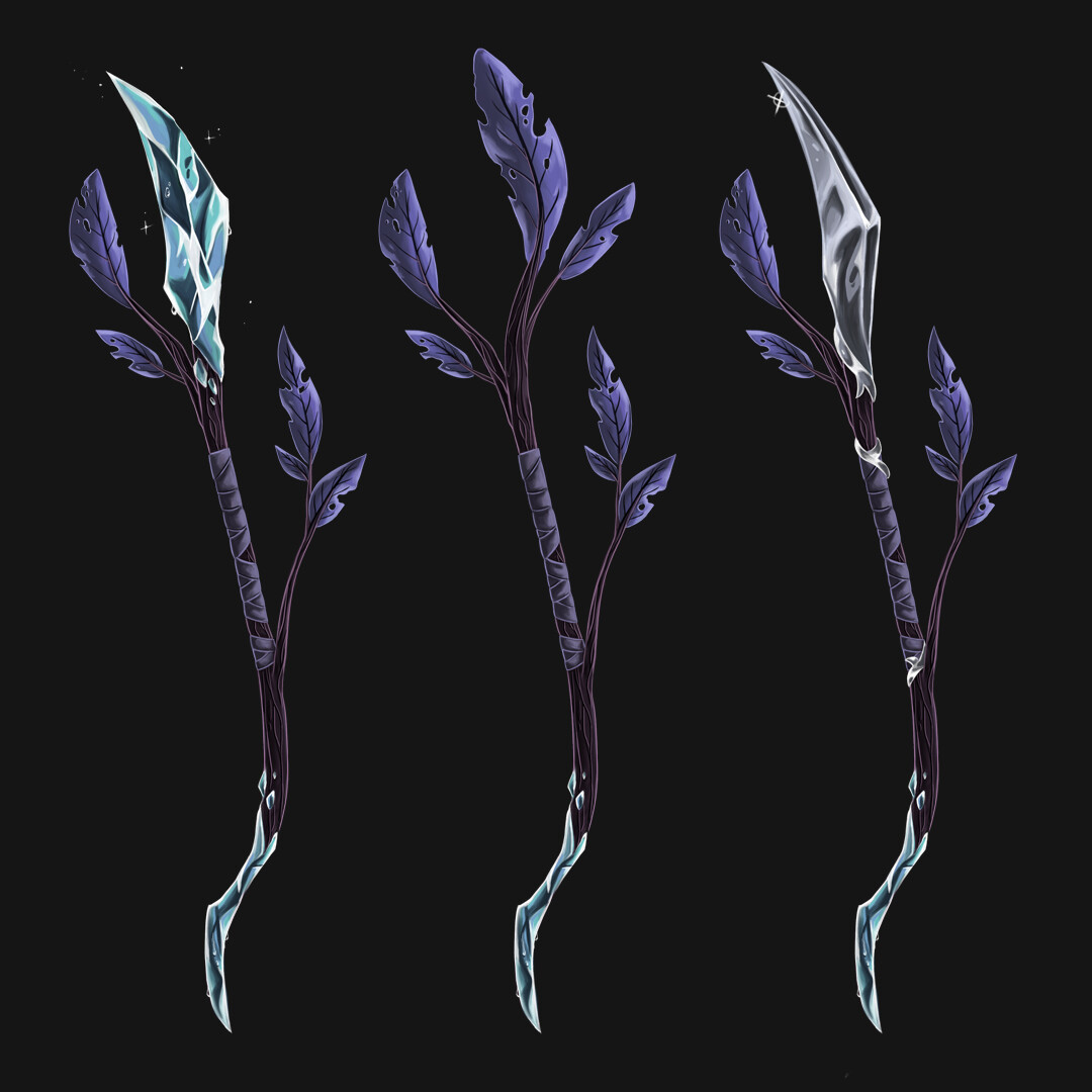 ArtStation Ice Staff concept