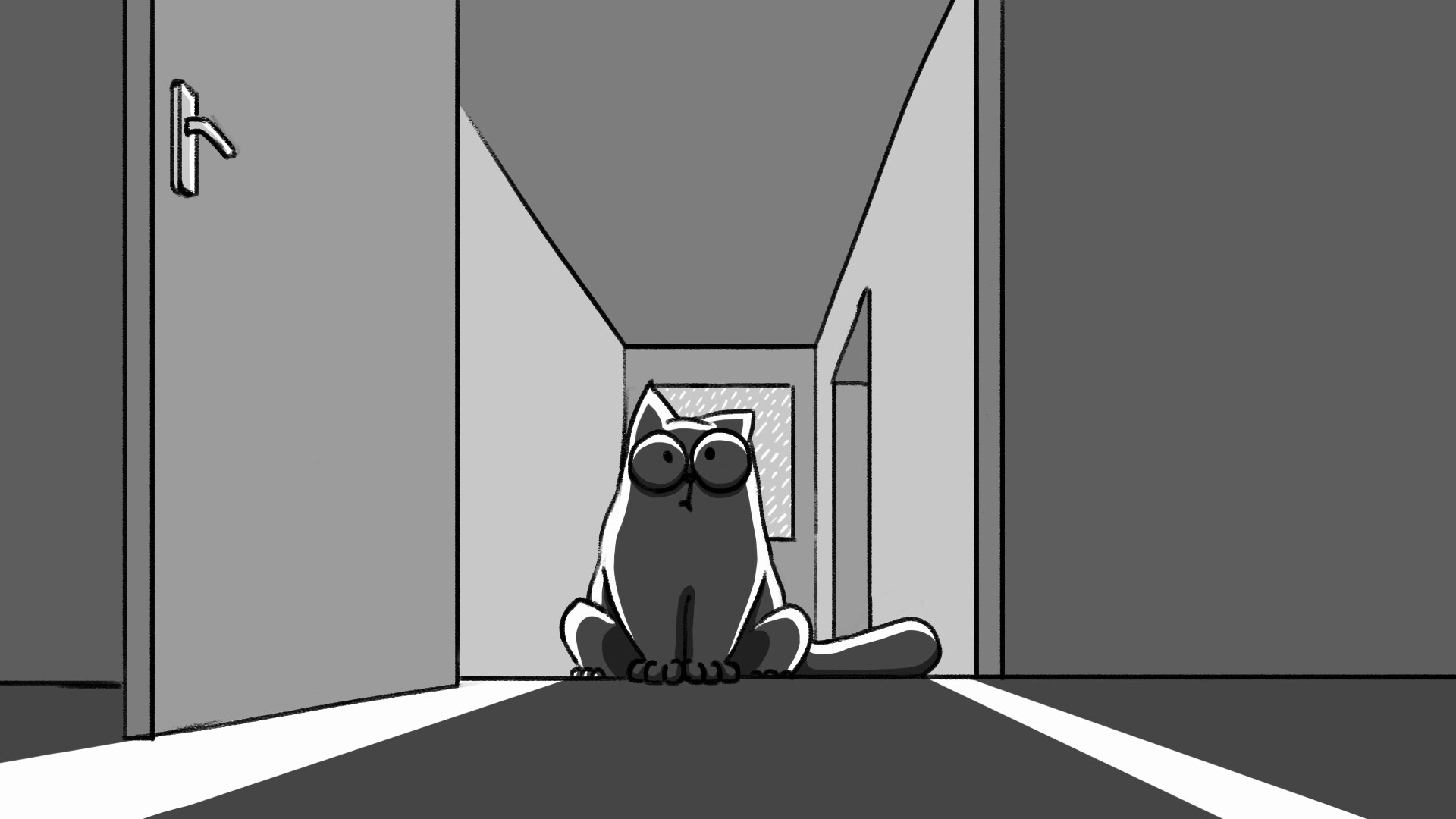 Artstation - Storyboard - Wake Up - Simon's Cat - Exercise