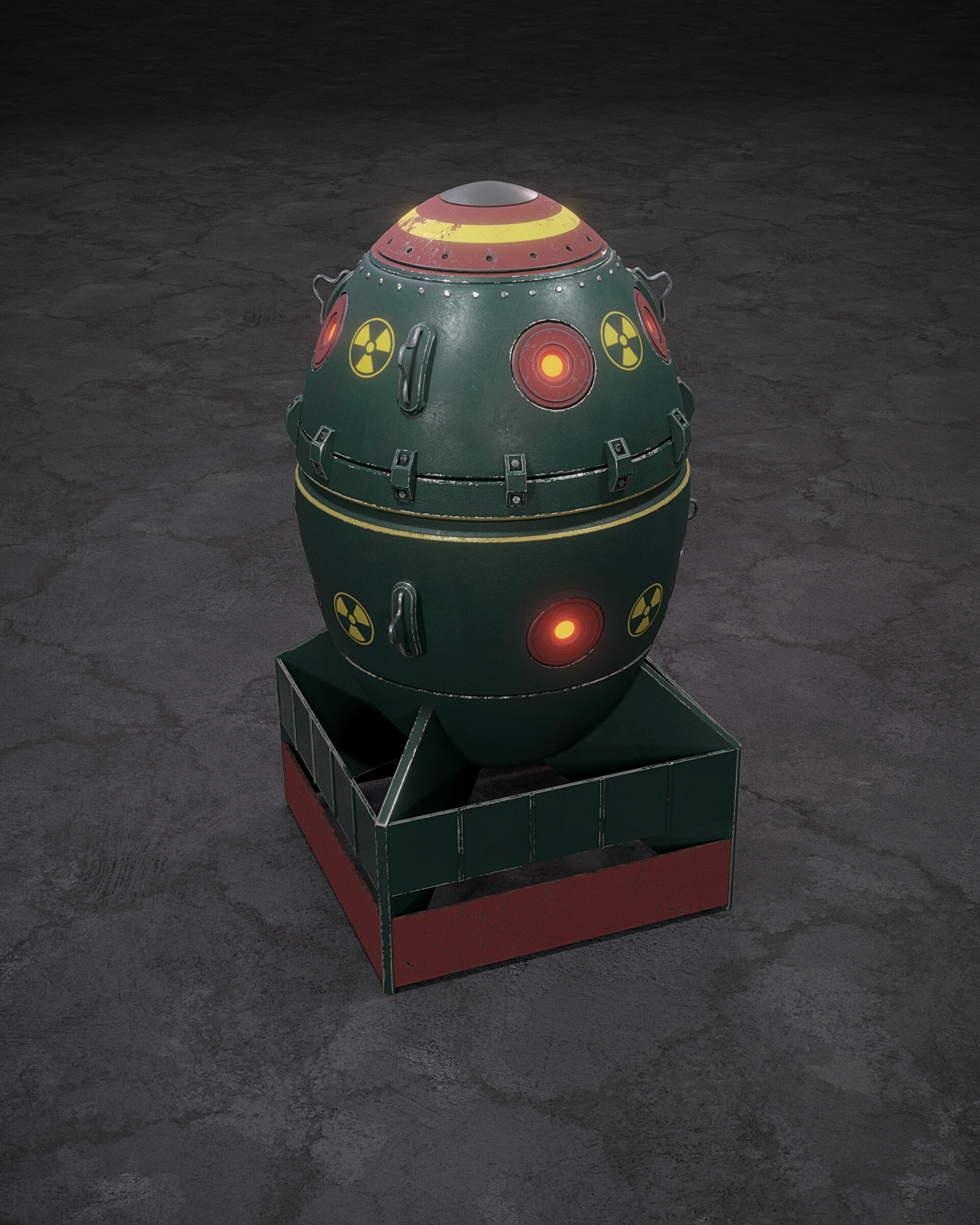 ArtStation - Nuclear Warhead (RMBK-4000)