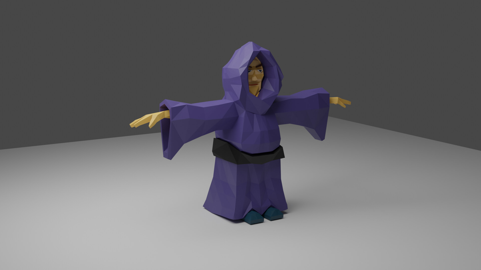 ArtStation - Low Poly Character Wizard