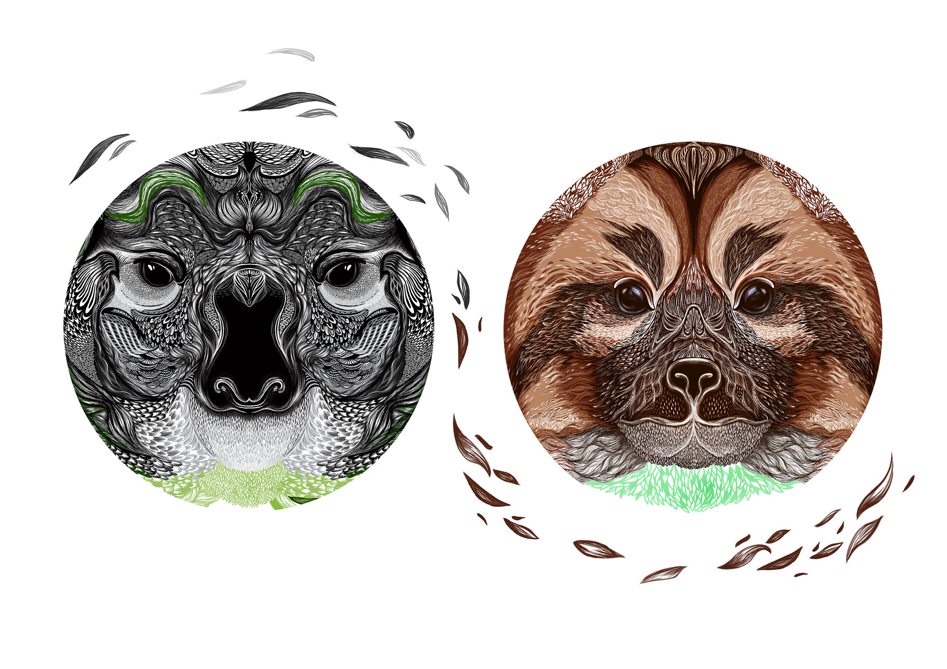 ArtStation - Detailed illustrations of wild animals