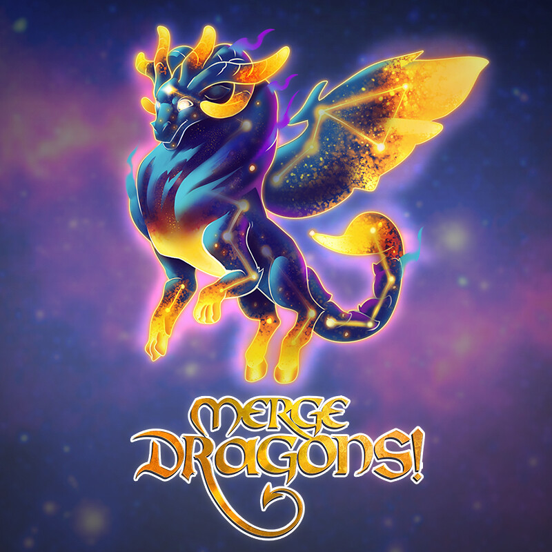 ArtStation Merge Dragons! Cosmic Dragon
