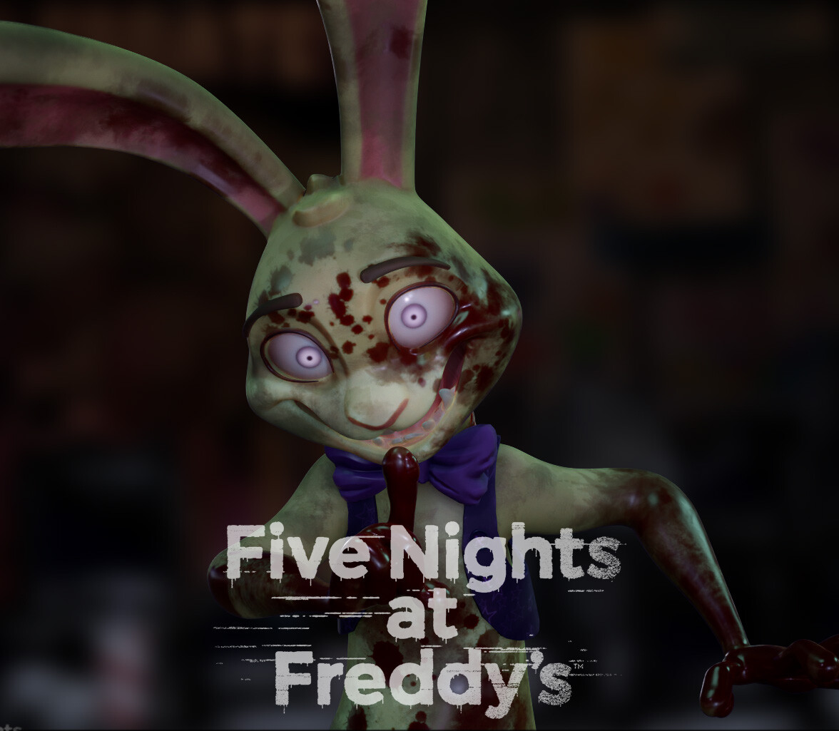 ArtStation - Glitchtrap fanart Five Nights at Freddy's: Help Wanted
