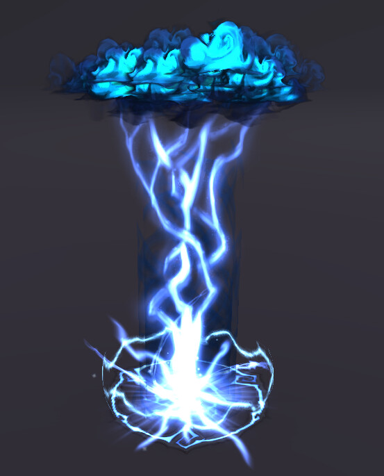 Cloud Lightning Spell