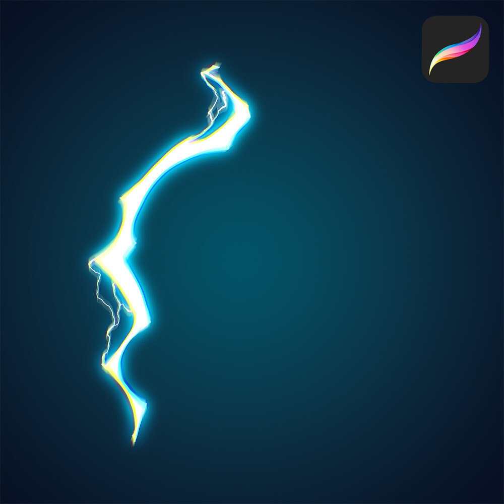 ArtStation Lightning zap