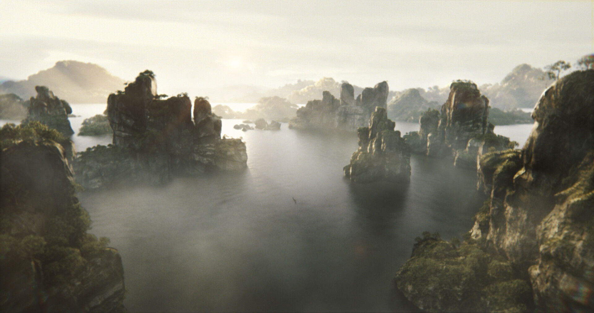 Artstation ha long bay island full cg animation
