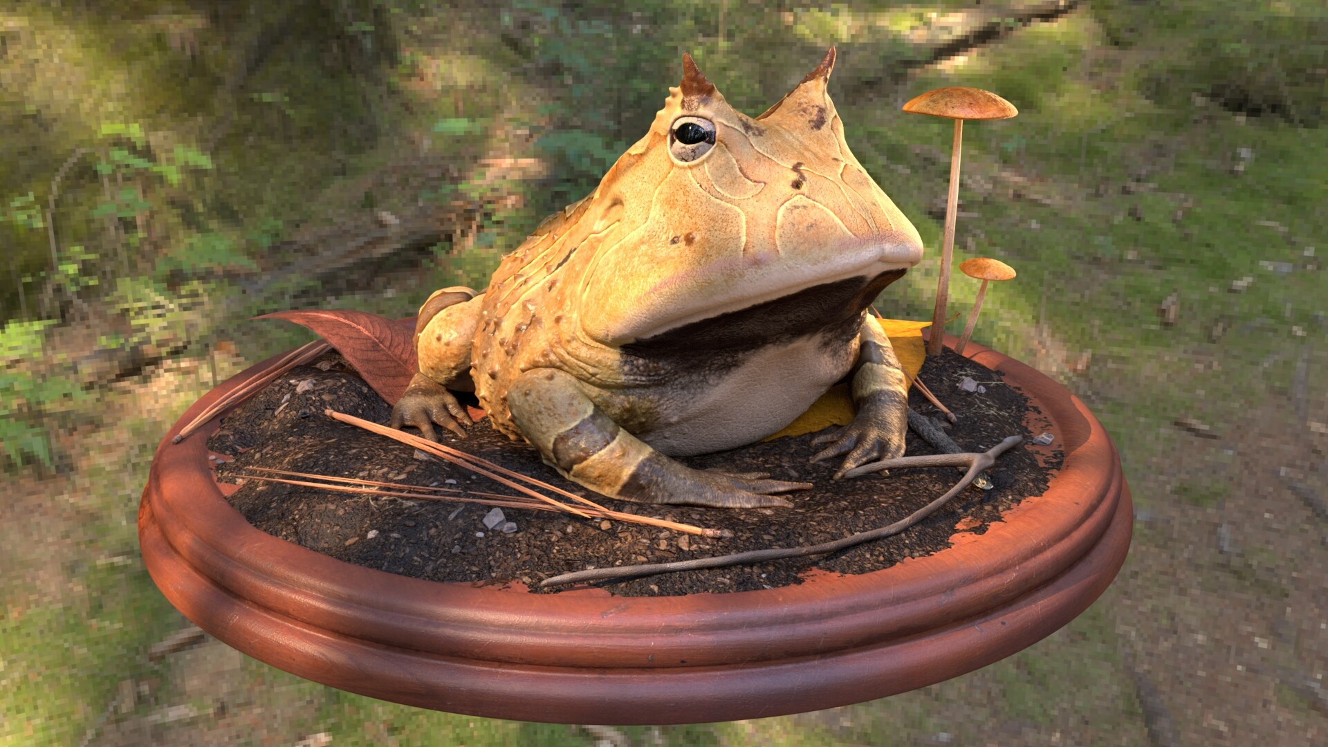 ArtStation - Realistic Frog in Photoshop