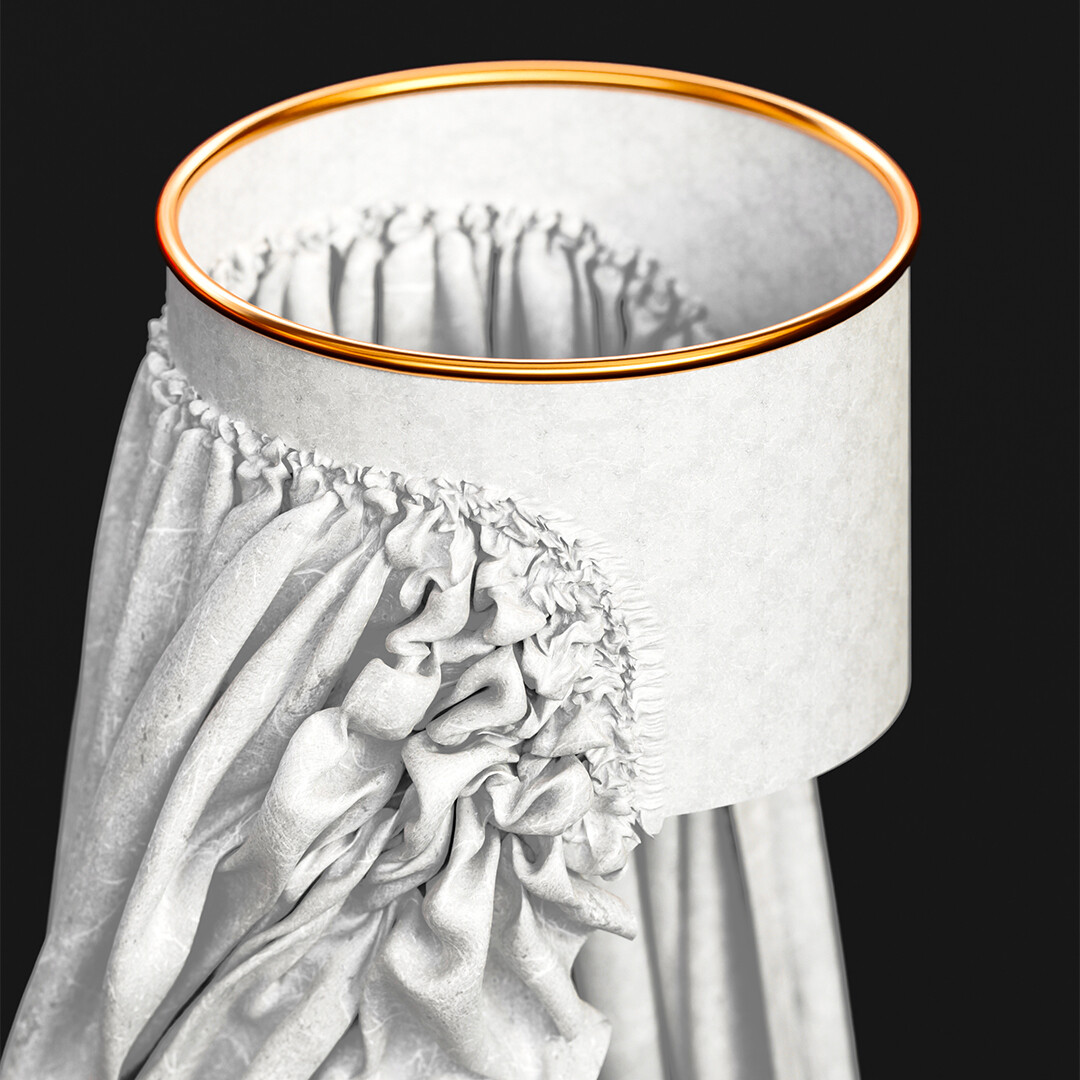 ArtStation Satisfying Vellum Growth Blender 3d