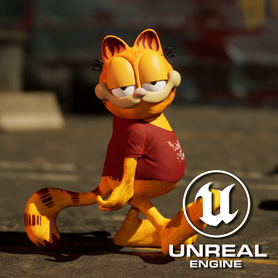 Garfield - From ZBrush to Unreal!