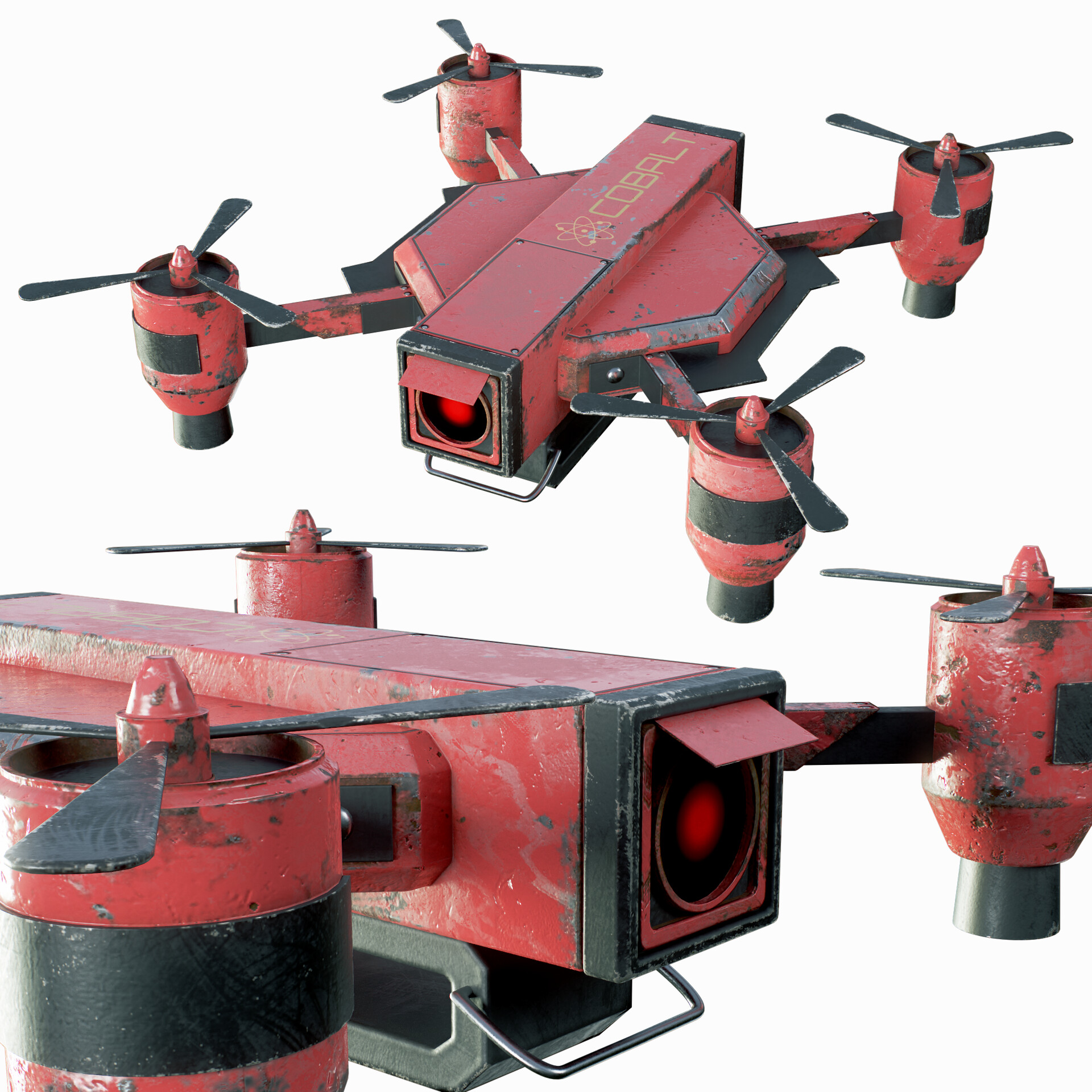 ArtStation Delivery drone gameready Rust