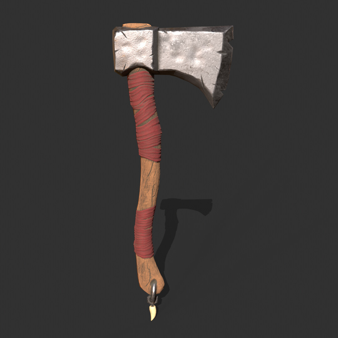 ArtStation Woodcutter's Axe Rendered in Marmoset Toolbag 4
