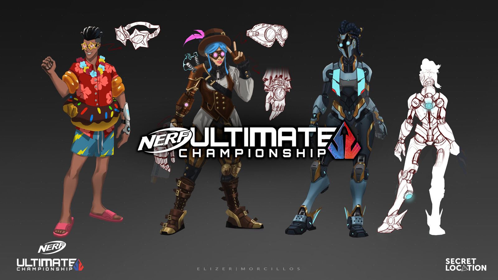 Nerf Ultimate Championship Design Explorations!