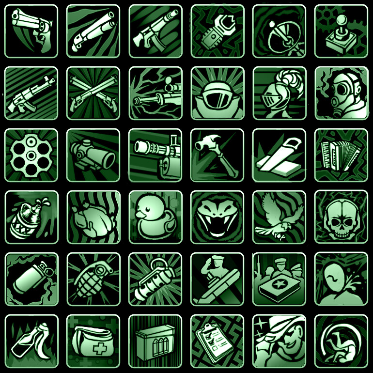 ArtStation Barotrauma Custom Talent Tree UI elements