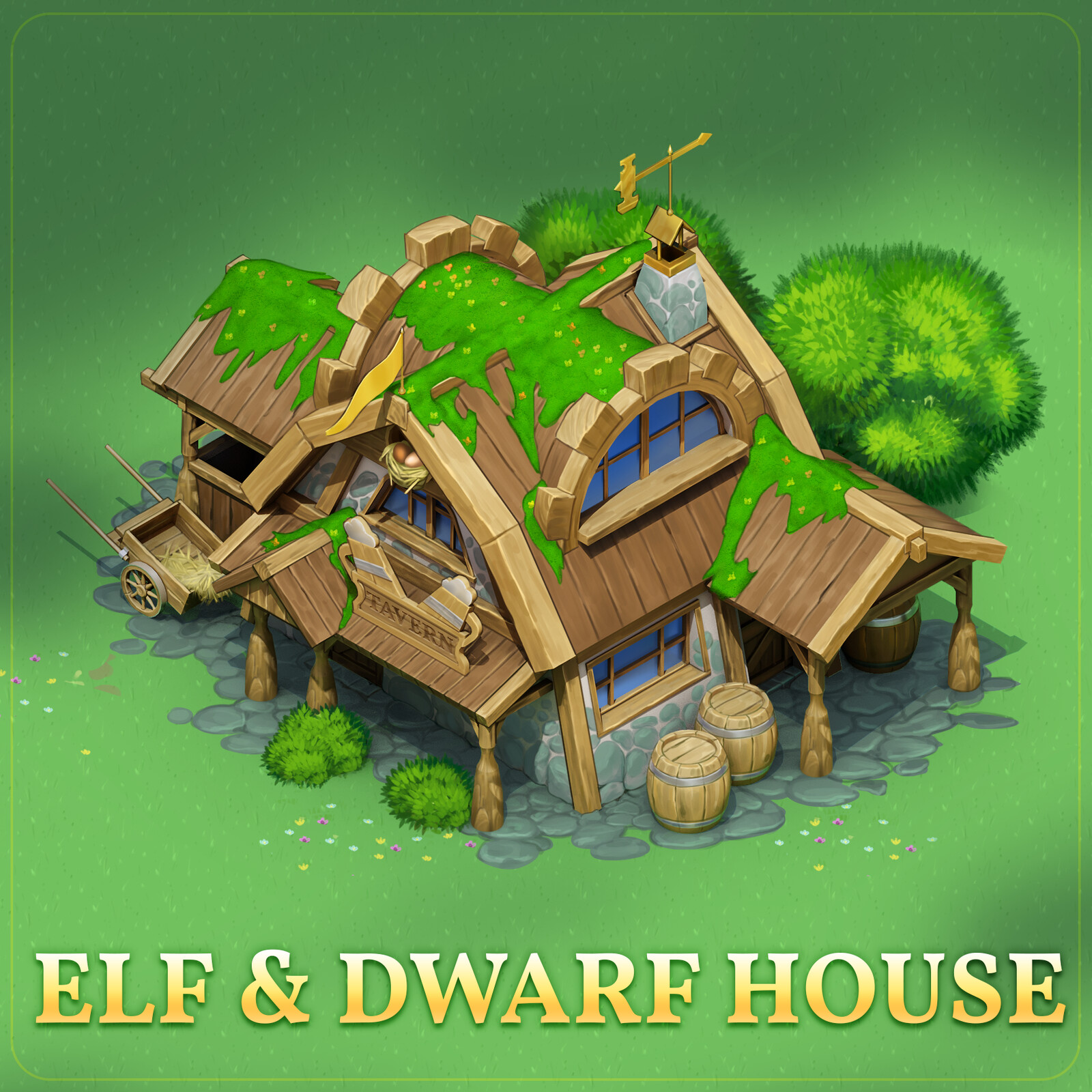 Elf and dwarf houses