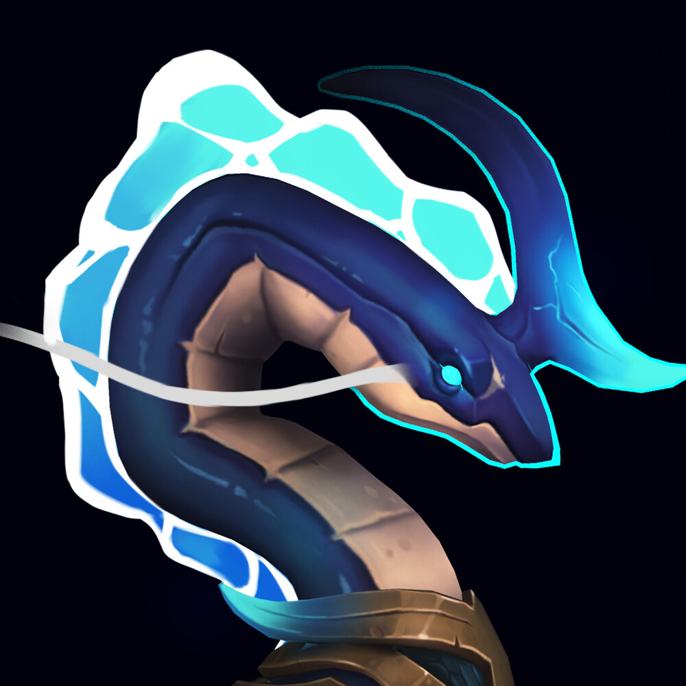 ArtStation Water Dragon Hand Paint