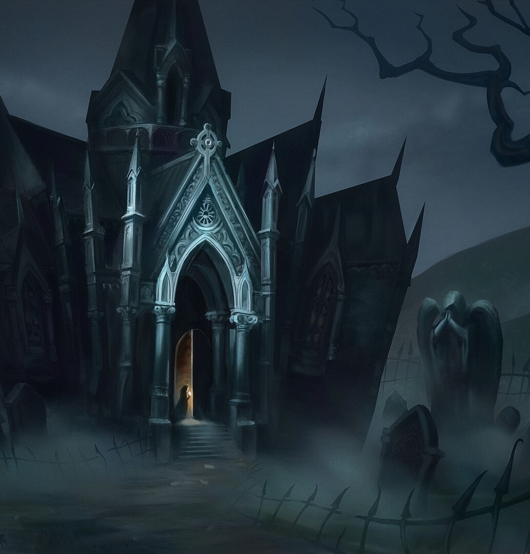 Gothic environment for the mobile game