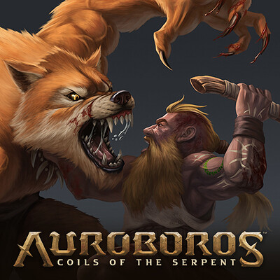 Auroboros: Coils of the Serpent - Desert Dwarf vs Ravenous Feather