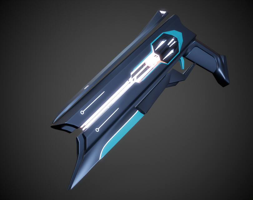 Artstation - Sci Fi Hand Cannon