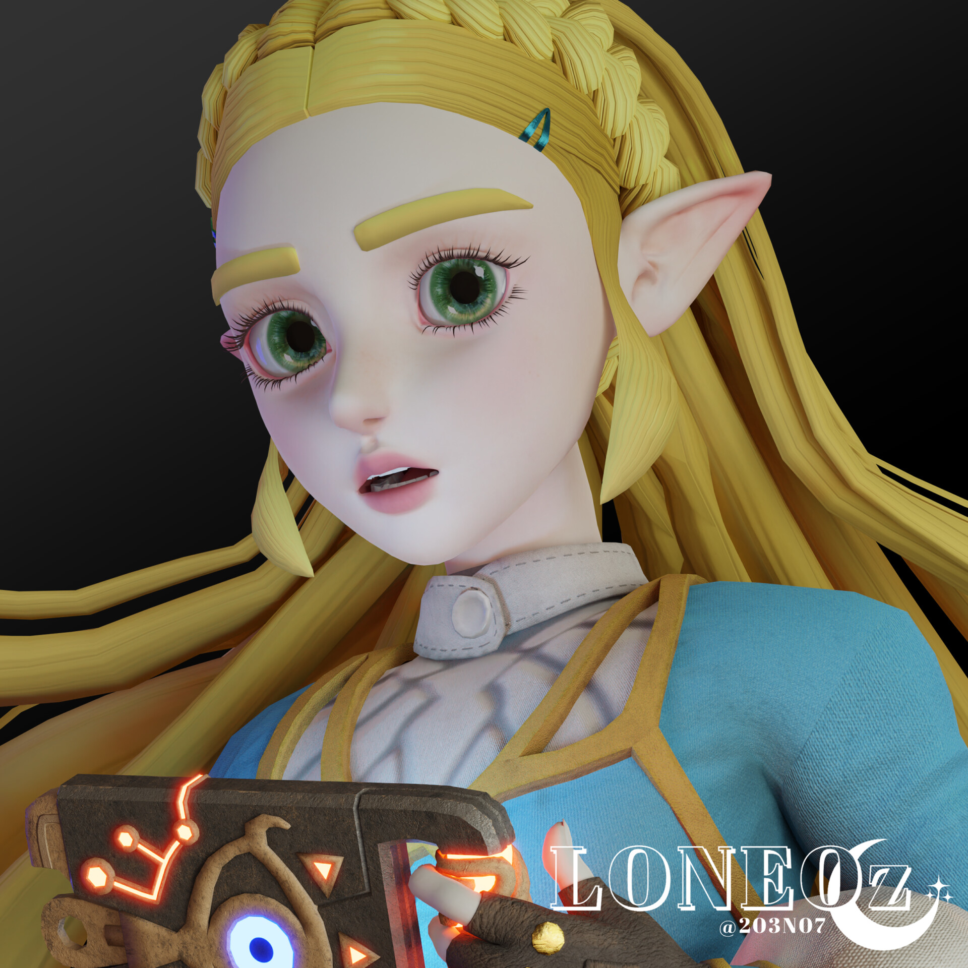 ArtStation - The Legend of Zelda: Breath of the Wild - Zelda