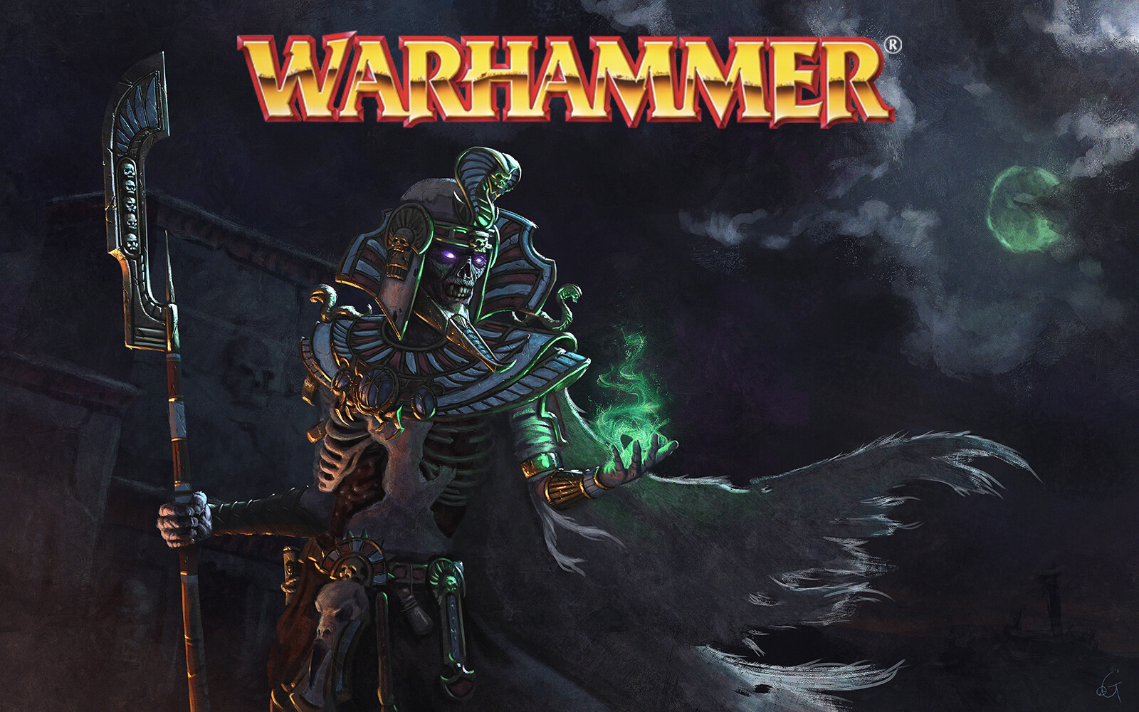 Warhammer fan art - Settra