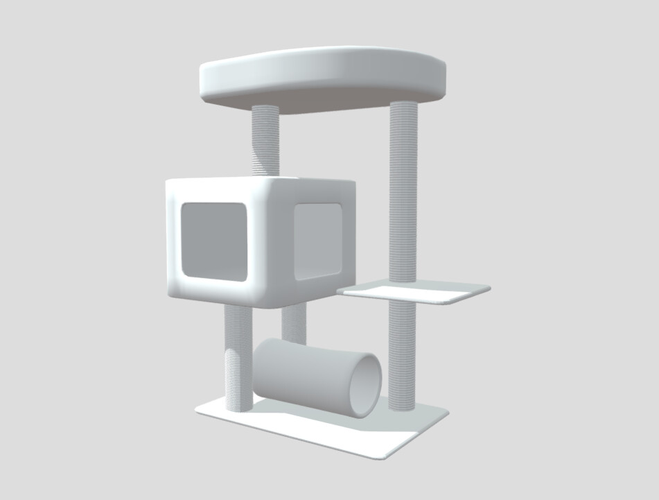 ArtStation Cat Tower artstation-cat-tower